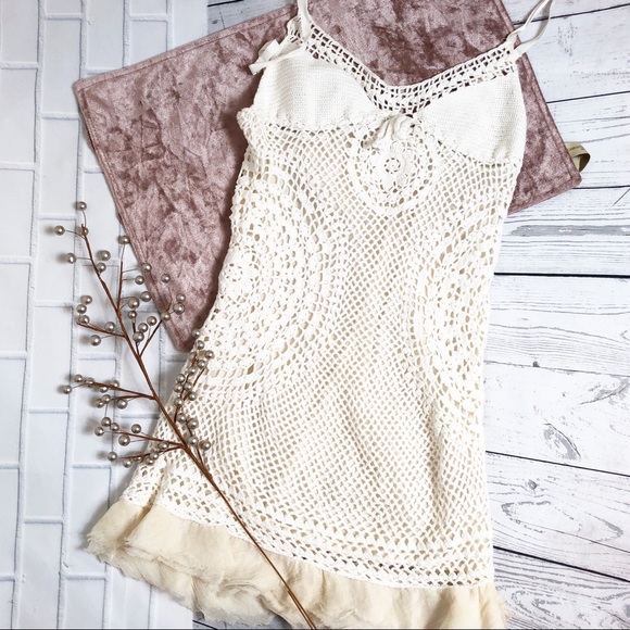 Free People Dresses & Skirts - 3 for $25 ✨ Free people Crochet tank dress